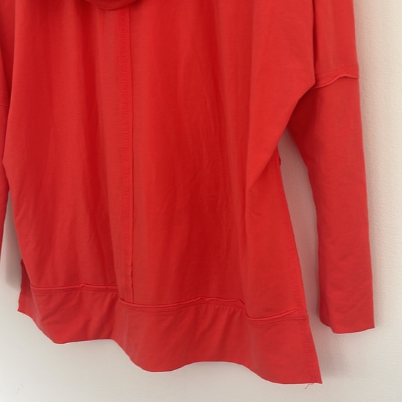Free People Movement Soul Circle Hooded Long Sleeve Atomic Orange Small NWOT - Picture 11 of 13